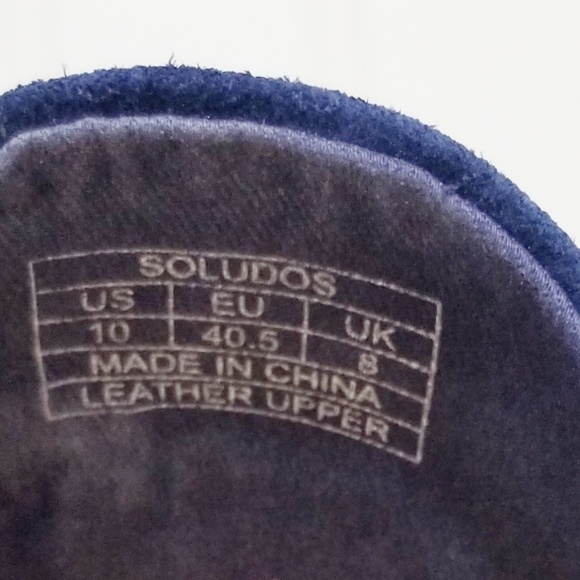 Soludos x Anthropologie Jardin Embroidered Suede Leather Mules 10 - Picture 7 of 8